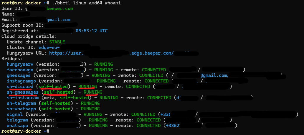 Héberger ses propres ponts Beeper avec Docker